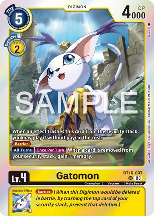 Gatomon - BT15-037 - Super Rare