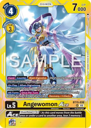 Angewomon Ace - BT15-038 - Super Rare