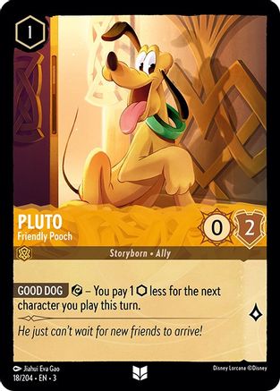 Pluto (Friendly Pooch) - 18/204 - Uncommon