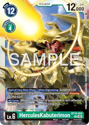 HerculesKabuterimon - BT15-053 - Rare