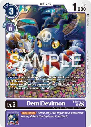 DemiDevimon - BT15-070 - Common