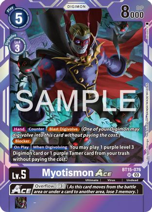 Myotismon Ace - BT15-076 - Super Rare