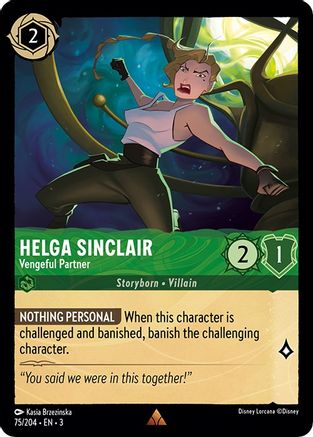 Helga Sinclair (Vengeful Partner) - 75/204 - Rare