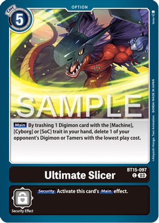 Ultimate Slicer - BT15-097 - Common