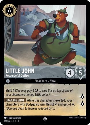 401 Games Canada - Little John (Resourceful Outlaw) - 178/204 - Super Rare