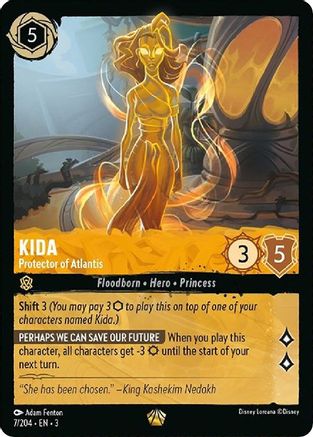 Kida (Protector of Atlantis) - 7/204 - Legendary