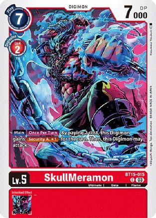 SkullMeramon - BT15-015 - Common