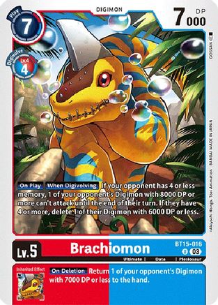 Brachiomon - BT15-016 - Uncommon