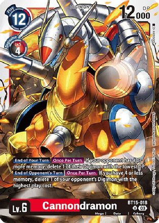 Cannondramon - BT15-018 - Uncommon