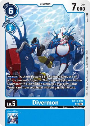 Divermon - BT15-028 - Common