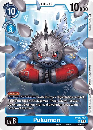 Pukumon - BT15-030 - Uncommon