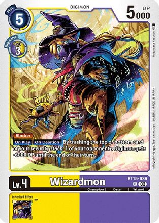 Wizardmon - BT15-036 - Common