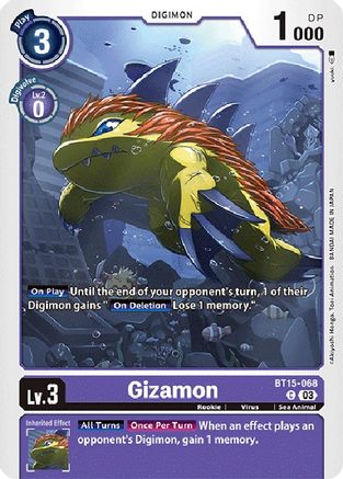 Gizamon - BT15-068 - Common