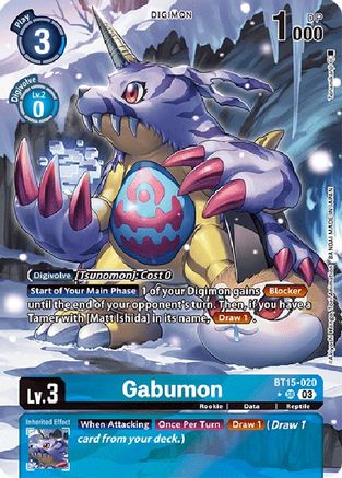 Gabumon (Alternate Art) - BT15-020 - Super Rare