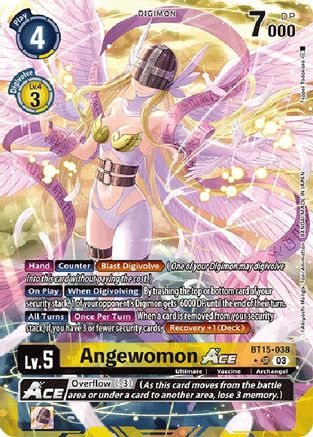 Angewomon Ace (Alternate Art) - BT15-038 - Super Rare