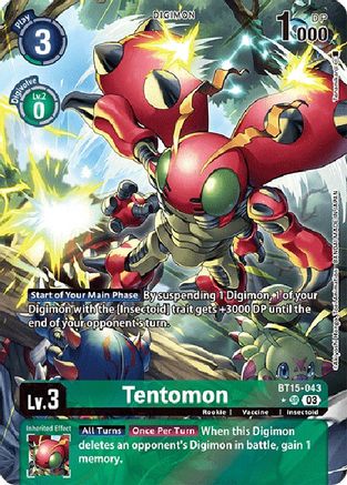 Tentomon (Alternate Art) - BT15-043 - Super Rare