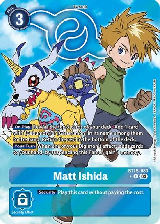 Matt Ishida (Alternate Art) - BT15-083 - Rare