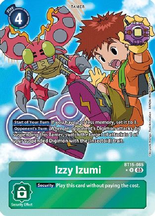 Izzy Izumi (Alternate Art) - BT15-085 - Rare