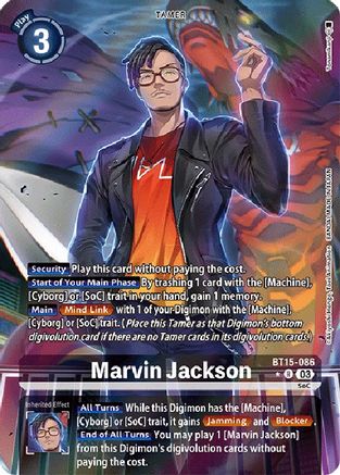 Marvin Jackson (Alternate Art) - BT15-086 - Rare