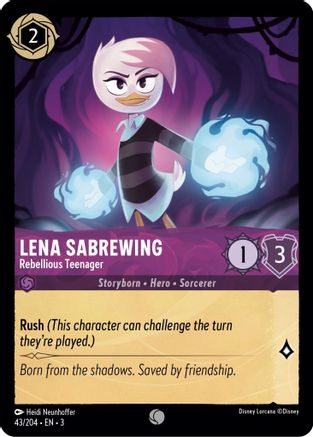 Lena Sabrewing (Rebellious Teenager) - 43/204 - Common