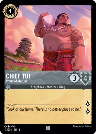 Chief Tui (Proud of Motunui) - 171/204 - Common