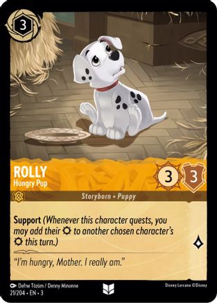 Rolly (Hungry Pup) - 21/204 - Uncommon