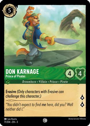 Don Karnage (Prince of Pirates) - 71/204 - Common