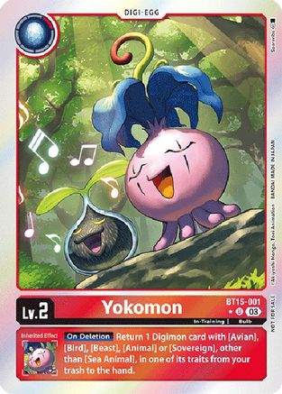 Yokomon (Exceed Apocalypse Box Promotion Pack) - BT15-001 - Uncommon