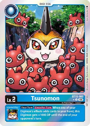 Tsunomon (Exceed Apocalypse Box Promotion Pack) - BT15-002 - Uncommon