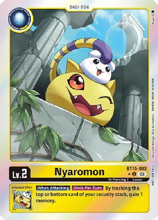 Nyaromon (Exceed Apocalypse Box Promotion Pack) - BT15-003 - Uncommon