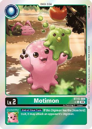 Motimon (Exceed Apocalypse Box Promotion Pack) - BT15-004 - Uncommon