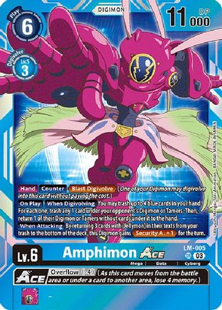 Amphimon Ace (English Exclusive) - LM-005 - Super Rare