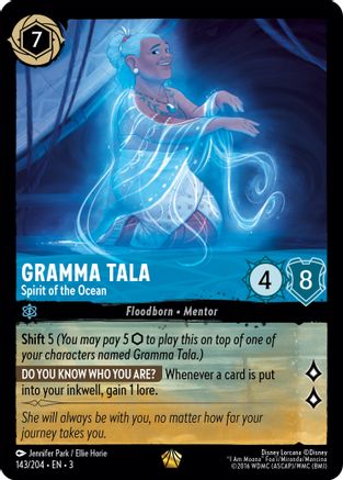 Gramma Tala (Spirit of the Ocean) - 143/204 - Legendary