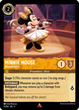 Minnie Mouse (Musical Artist) - 9/204 - Rare