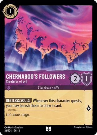 Chernabog's Followers (Creatures of Evil) - 36/204 - Uncommon