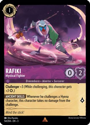 Rafiki (Mystical Fighter) - 54//204 - Rare