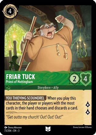 Friar Tuck (Priest of Nottingham) - 73/204 - Uncommon