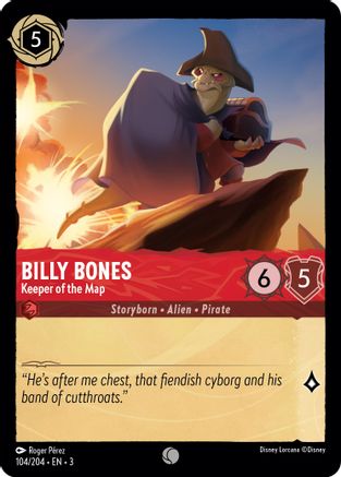 Billy Bones (Keeper of the Map) - 104/204 - Common