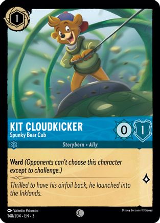 Kit Cloudkicker (Spunky Bear Cub) - 148/204 - Common