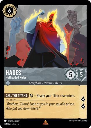 Hades (Hotheaded Ruler) - 174/204 - Rare