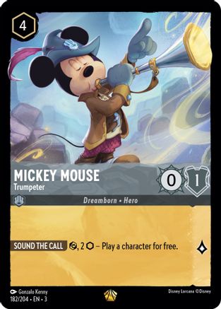 Mickey Mouse (Trumpeter) - 182/204 - Legendary