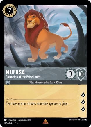 Mufasa (Champion of the Pride Lands) - 185/204 - Rare