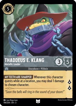 Thaddeus E. Klang (Metallic Leader) - 194/204 - Uncommon