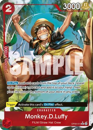 Monkey.D.Luffy (Alternate Art) - OP06-013 - Rare