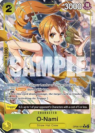 O-Nami (Alternate Art) - OP06-101 - Rare