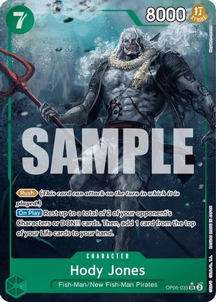 Hody Jones (035) (Alternate Art) - OP06-035 - Super Rare