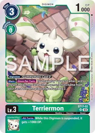 Terriermon - ST17-02 - Super Rare