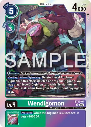 Wendigomon - ST17-04 - Uncommon