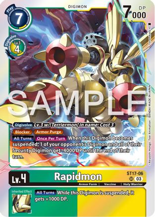 Rapidmon - ST17-06 - ST17-06 - Super Rare