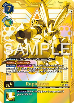 Rapidmon - ST17-06 (Gold) - ST17-06 - Super Rare